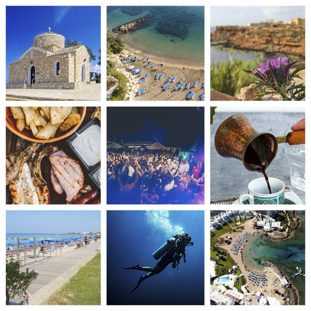 Collage moments from Protaras